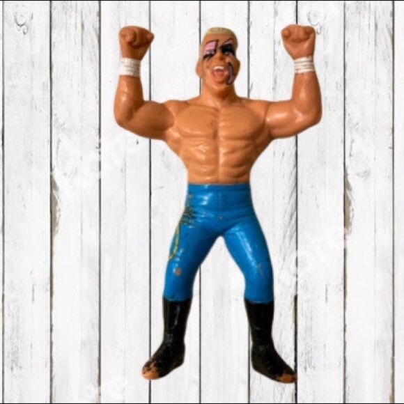 Vintage 1990 WCW wrestling STING Action Figure Galoob collectible 5 “ toy - Picture 2 of 8